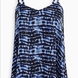 NWT Sophie Swing Cami - Chiffon Tie-Dye Blue Size 2
